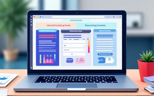 Interaktywne przewodniki budżetowe Blixory na laptopie